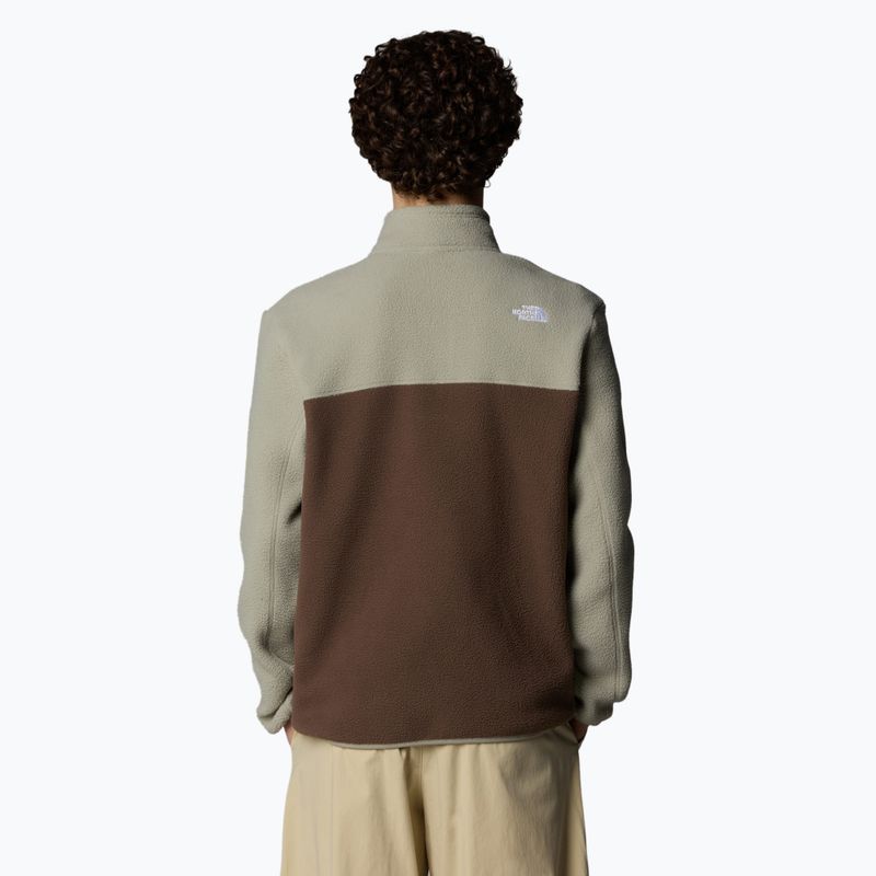 Pánska mikina The North Face Yumiori 1/4 Zip smokey brown/ clay grey/ summit gold 3