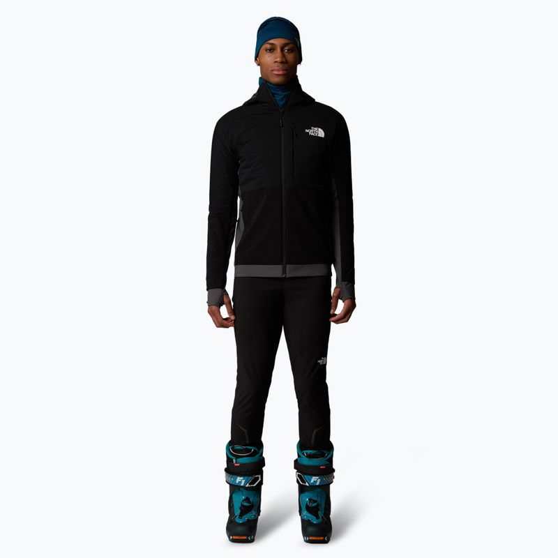 Pánska hybridná bunda The North Face Binntal Hybrid Ventrix Hoodie black/black/ant 2