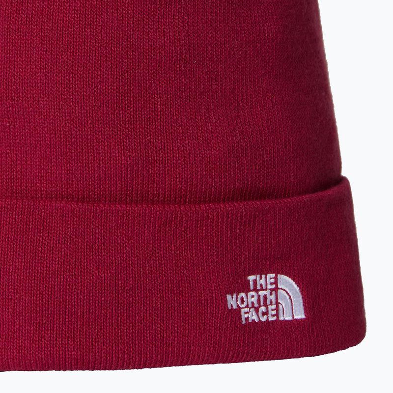 Pánska trekingová čiapka The North Face Norm Beanie beetroot 2