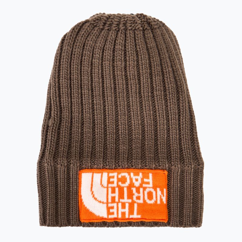 Pánska zimná čiapka The North Face Heritage Ski Tuke smokey brown/orange 4