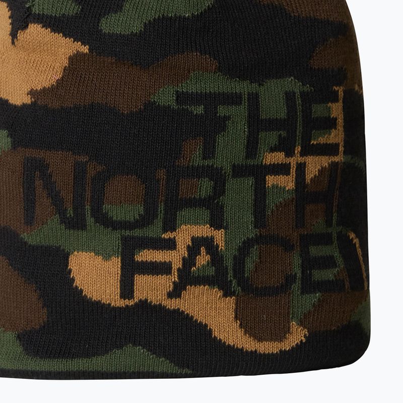 Pánska zimná čiapka The North Face Reversible Highline black camo print 3