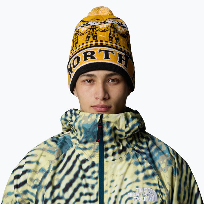 Pánska zimná čiapka The North Face Ski Tuke summit gold him suit jacquard 3