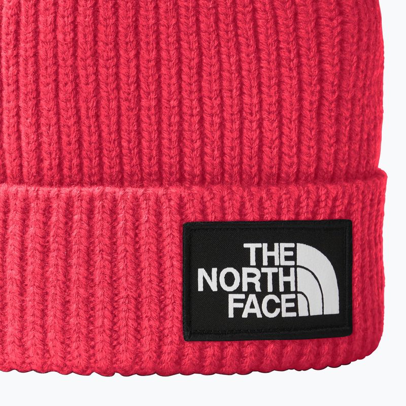 Detská trekingová čiapka The North Face TnF Box Logo Cuffed radiant poppy 2