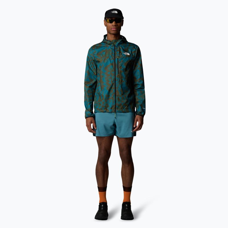 Pánska bežecká bunda The North Face Higher Run Wind algae blue 2