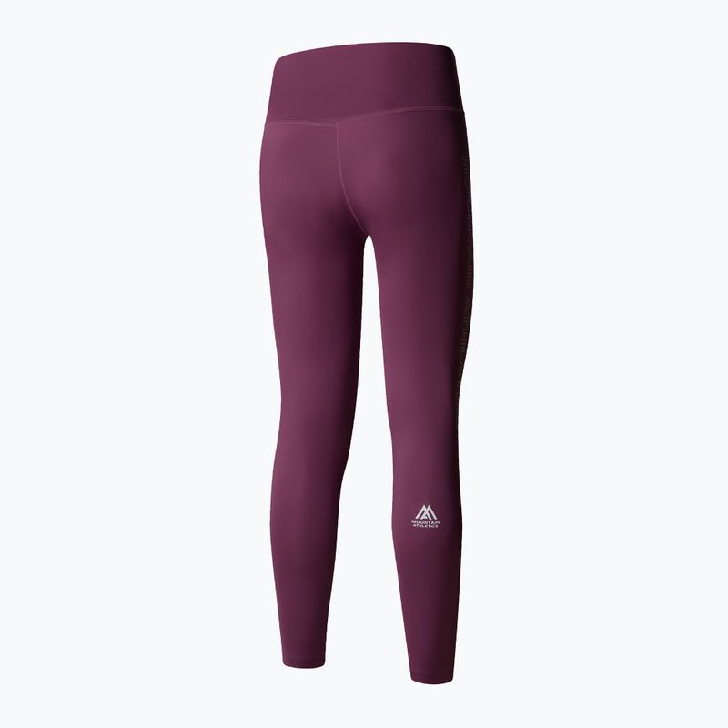 Dámske bežecké legíny The North Face Mountain Athletics 25In Flex Tight midnight mauve 5