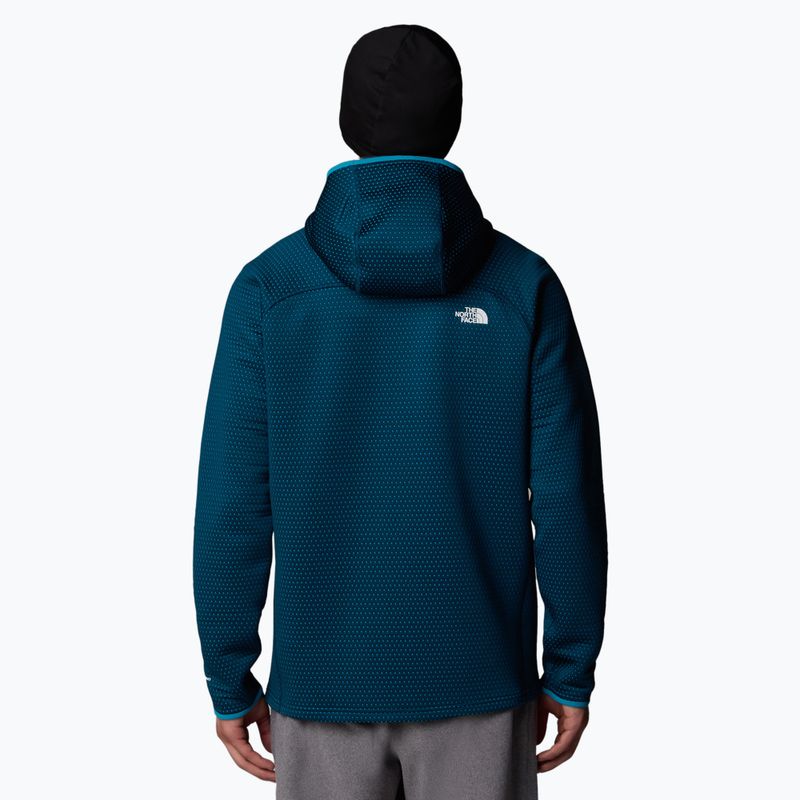 Pánska trekingová mikina The North Face Vertical Thermal FZ Hoodie midnight petrol 3