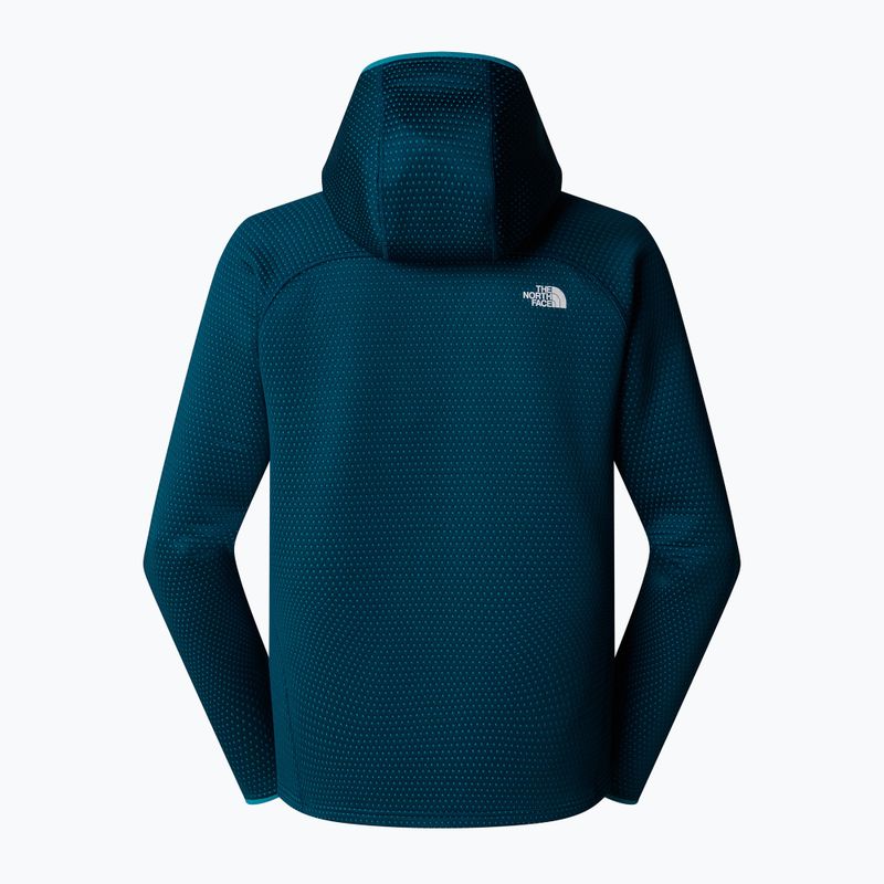 Pánska trekingová mikina The North Face Vertical Thermal FZ Hoodie midnight petrol 5