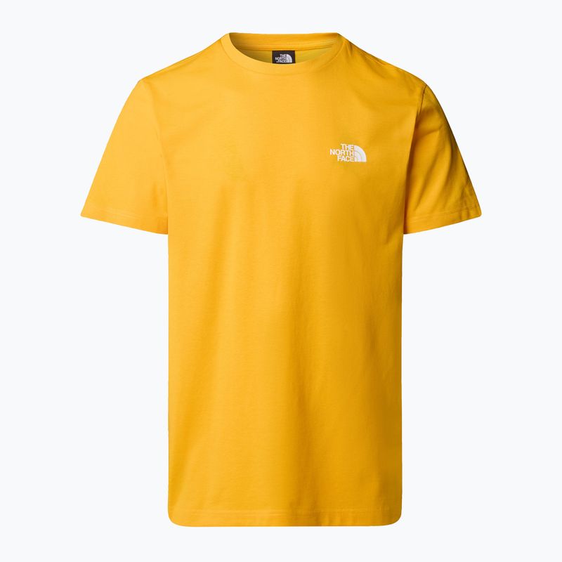 Pánske tričko The North Face Simple Dome Tee summit gold 4