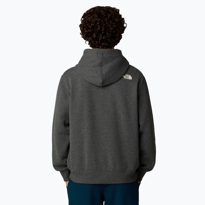 Pánske tričko The North Face Varsity Graphic medium grey heather 3