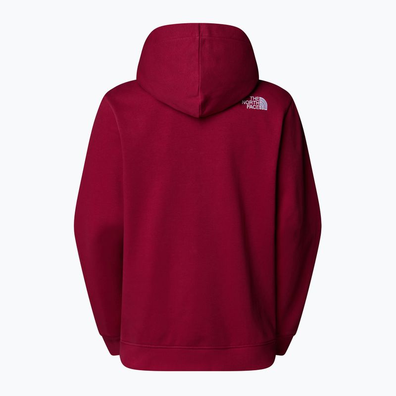 Dámska mikina The North Face Drew Peak Pullover Hoodie beetroot 5