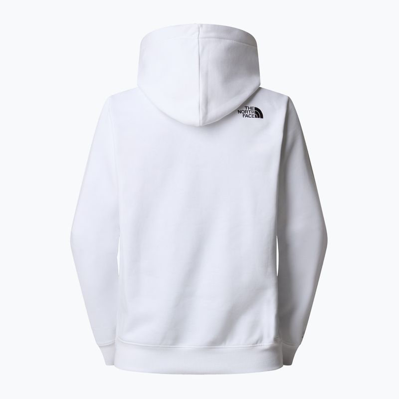 Pánska mikina The North Face Drew Peak Pullover Hoodie white/black 5