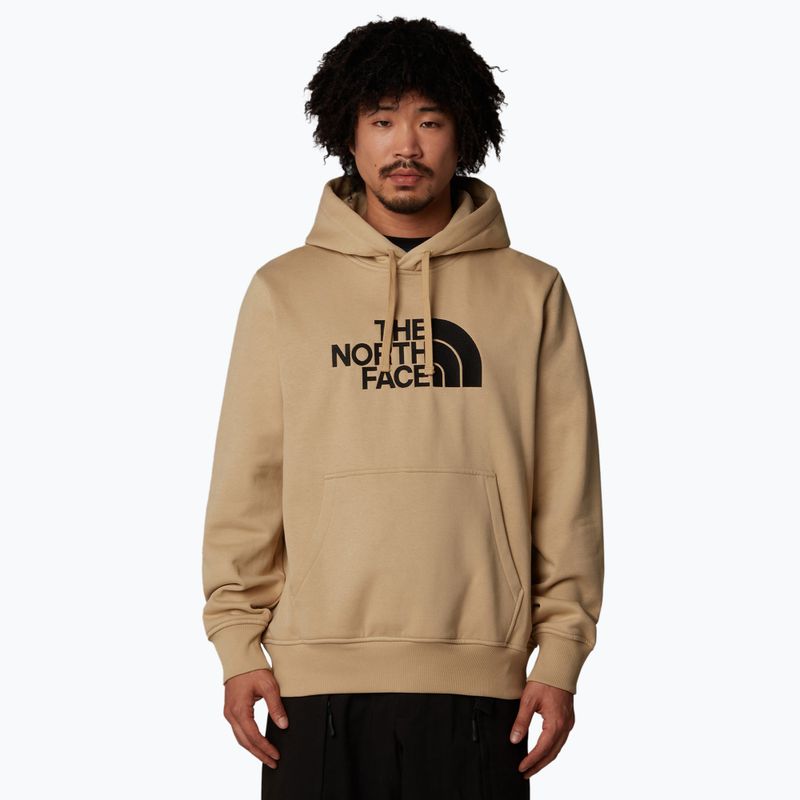 Pánska mikina The North Face Drew Peak Pullover Hoodie khaki stone