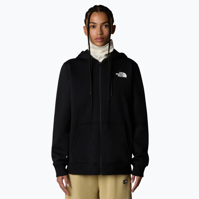 Dámska mikina s kapucňou The North Face Simple Dome Full Zip Hoodie black