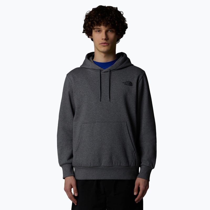 Pánska mikina The North Face Simple Dome Hoodie medium grey heather