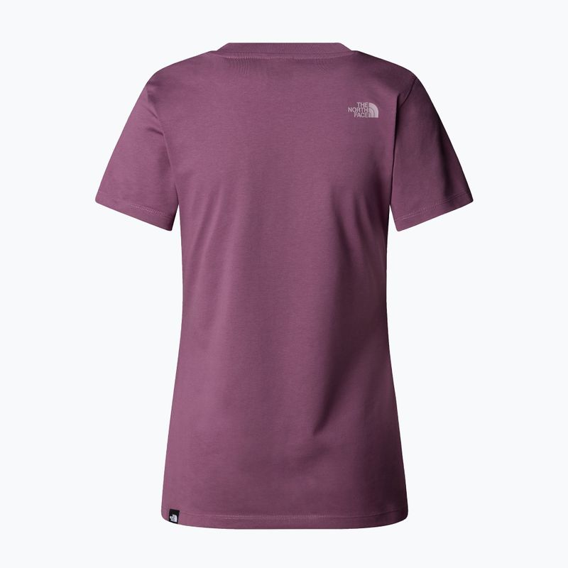 Dámske tričko The North Face Easy midnight mauve/purple 5