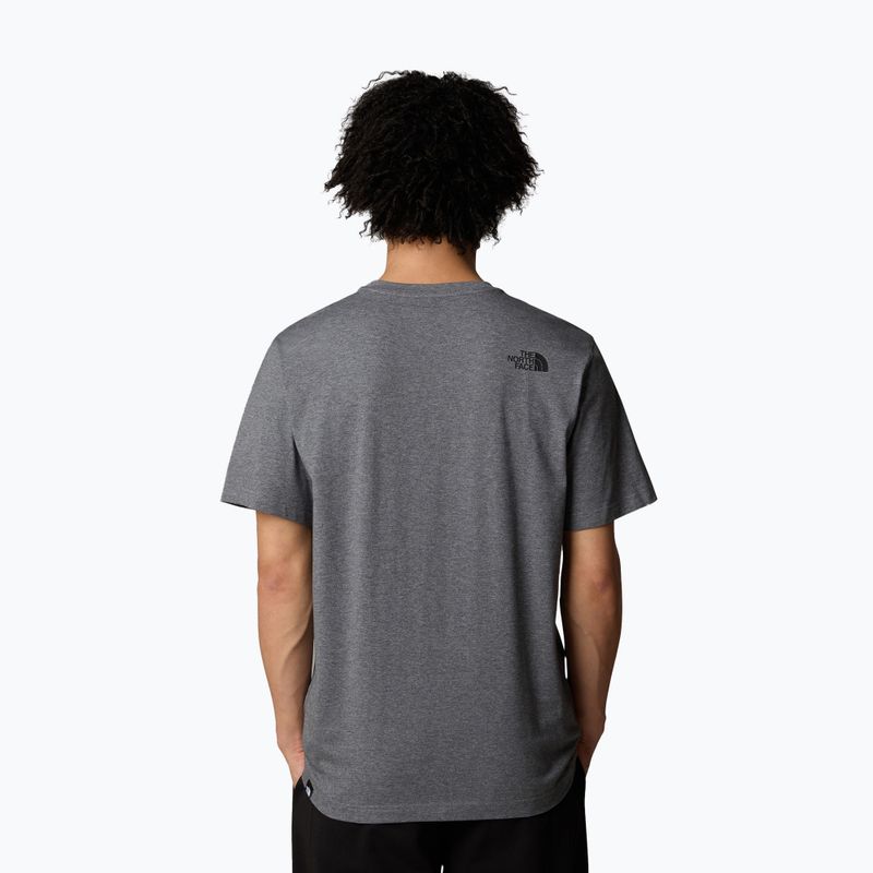 Pánske tričko The North Face Easy t-shirt tnf medium grey heather 3