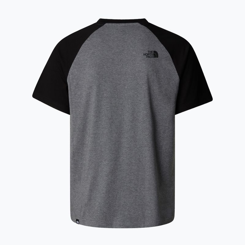 Pánske tričko The North Face Raglan Easy medium grey heather 2