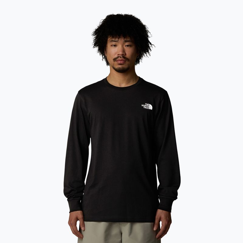 Pánske tričko Longsleeve The North Face Easy Tee tnf black