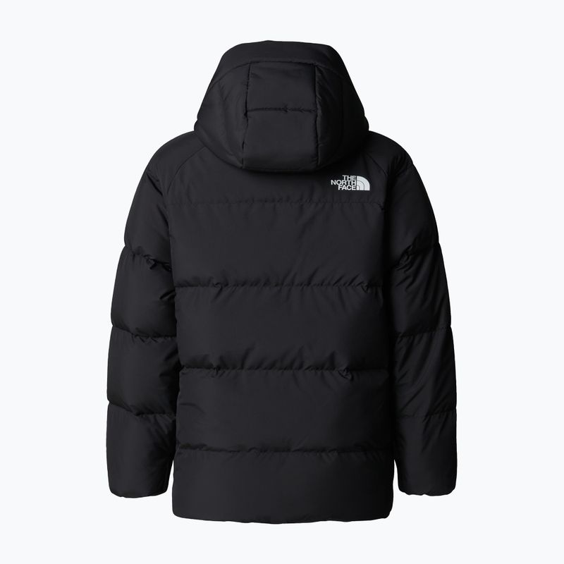 Detská páperová bunda The North Face Teen North Down Fleece Lined Short Parka tnf black 2