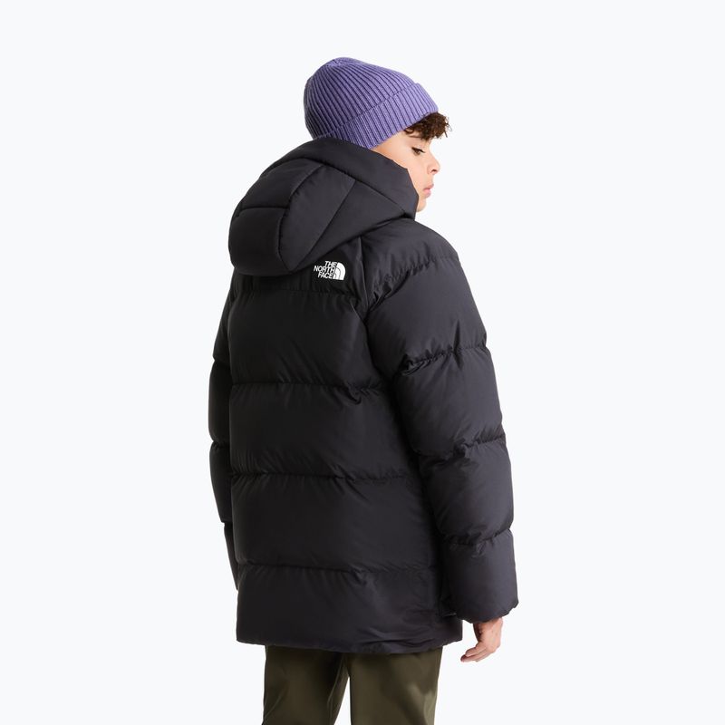 Detská páperová bunda The North Face Teen North Down Fleece Lined Short Parka tnf black 5