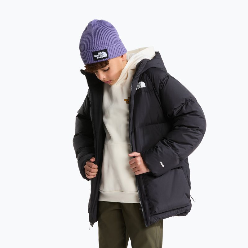Detská páperová bunda The North Face Teen North Down Fleece Lined Short Parka tnf black 6