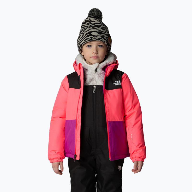 Detská lyžiarska bunda The North Face Kid Freedom Insulated radiant poppy 4