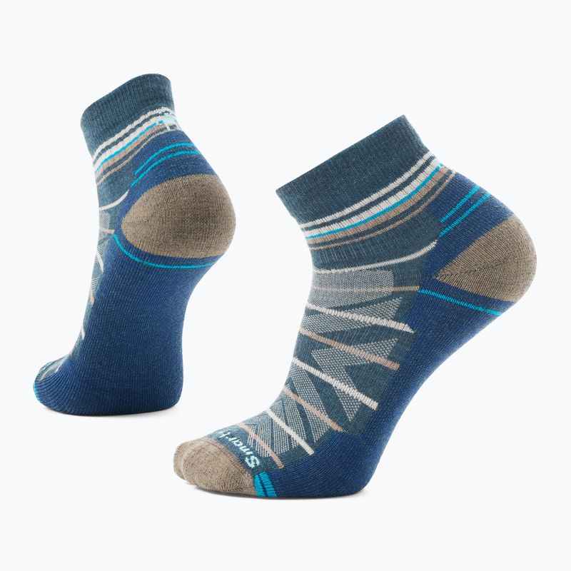 Trekové ponožky Smartwool Hike Light Cushion Pattern twilight blue