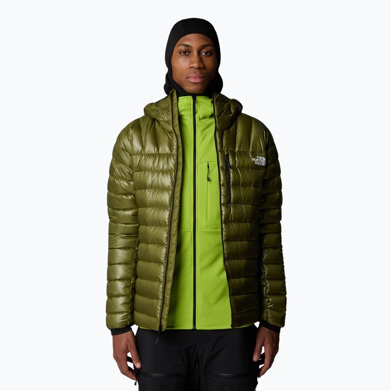 Pánska páperová bunda The North Face Summit Breithorn Hoodie forest olive 4