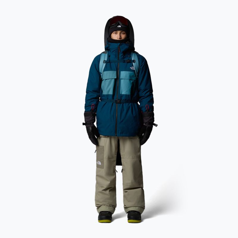 Pánska snowboardová bunda The North Face Fourbarrel Triclimate midnight petrol/algae blue 2