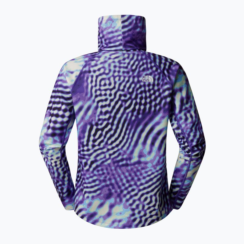 Dámske termo tričko s dlhým rukávom The North Face Baselayer Dragline peak purple the lift print 5