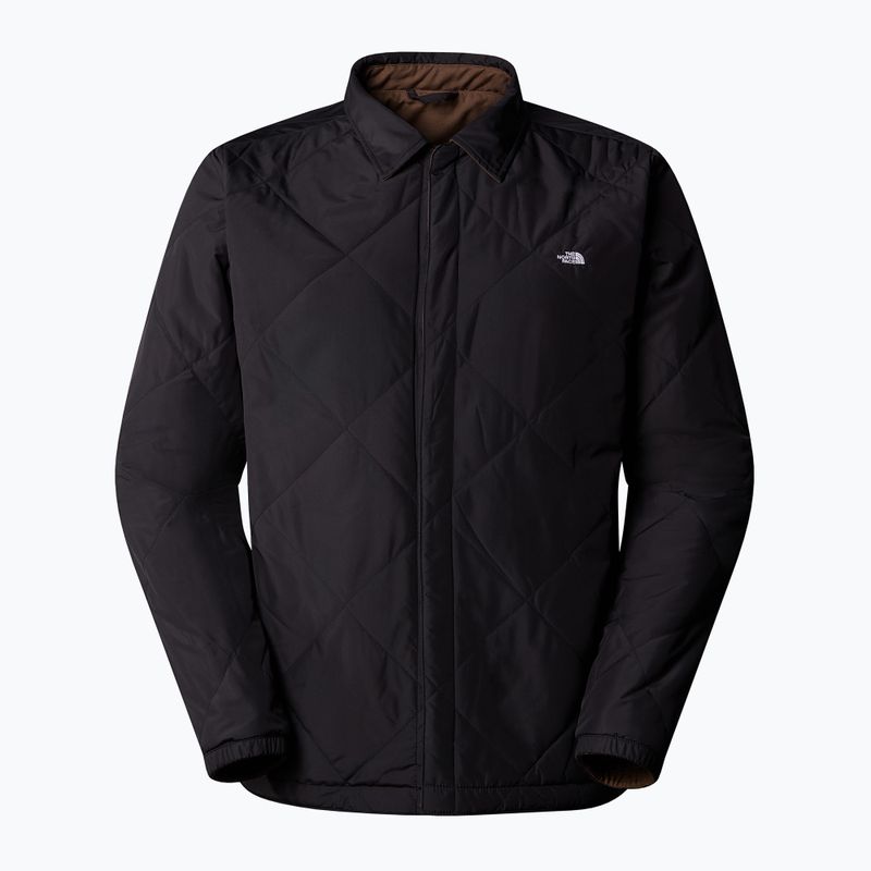 Pánska zateplená bunda The North Face Afterburner Insulated Flannel black/smokey brown 8