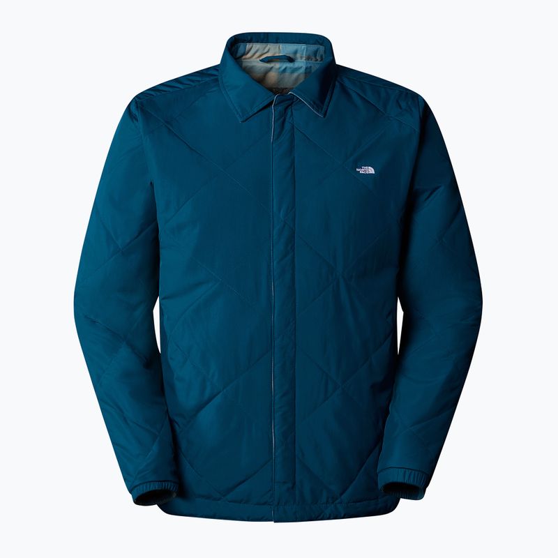 Pánska zateplená bunda The North Face Afterburner Insulated Flannel midnight petrol 7