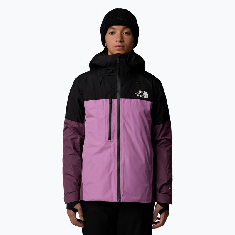 Dámska lyžiarska bunda The North Face Dawnstrike GTX Insulated black/dragonfruit/midnight mauve