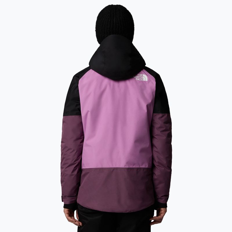 Dámska lyžiarska bunda The North Face Dawnstrike GTX Insulated black/dragonfruit/midnight mauve 3