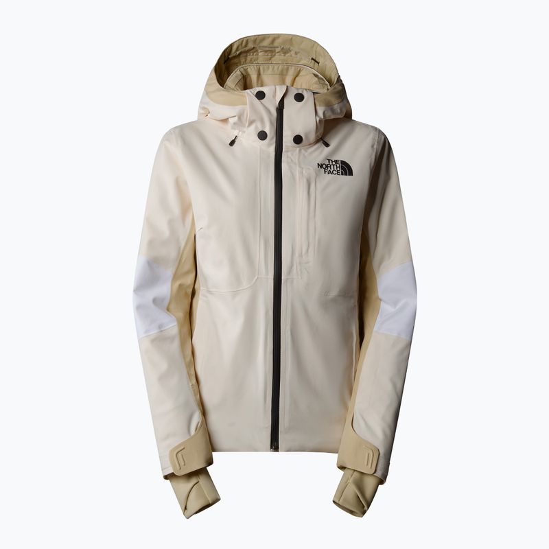 Dámska lyžiarska bunda The North Face Lenado white dune/gravel/khaki 5