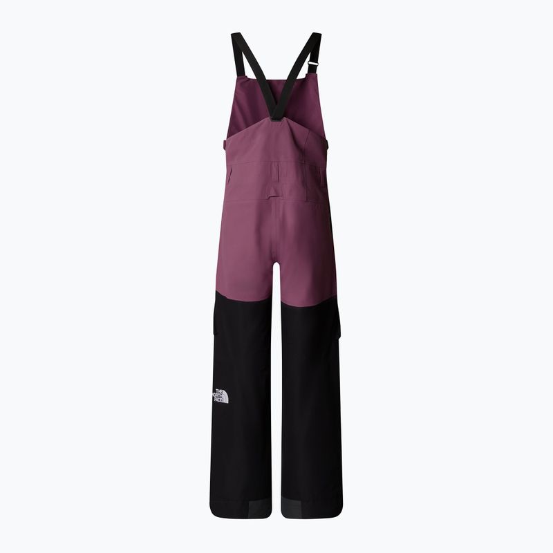 Dámske lyžiarske nohavice The North Face Dragline Bib midnight mauve/black 5