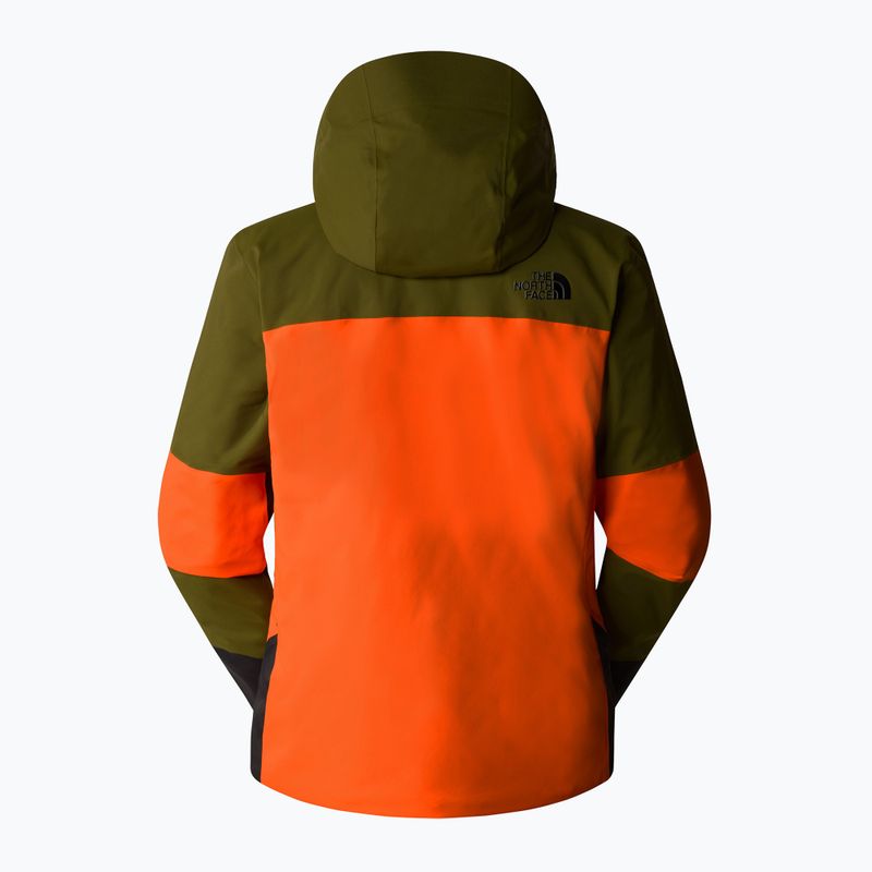 Pánska lyžiarska bunda The North Face Snowsquall orange/forest olive 6