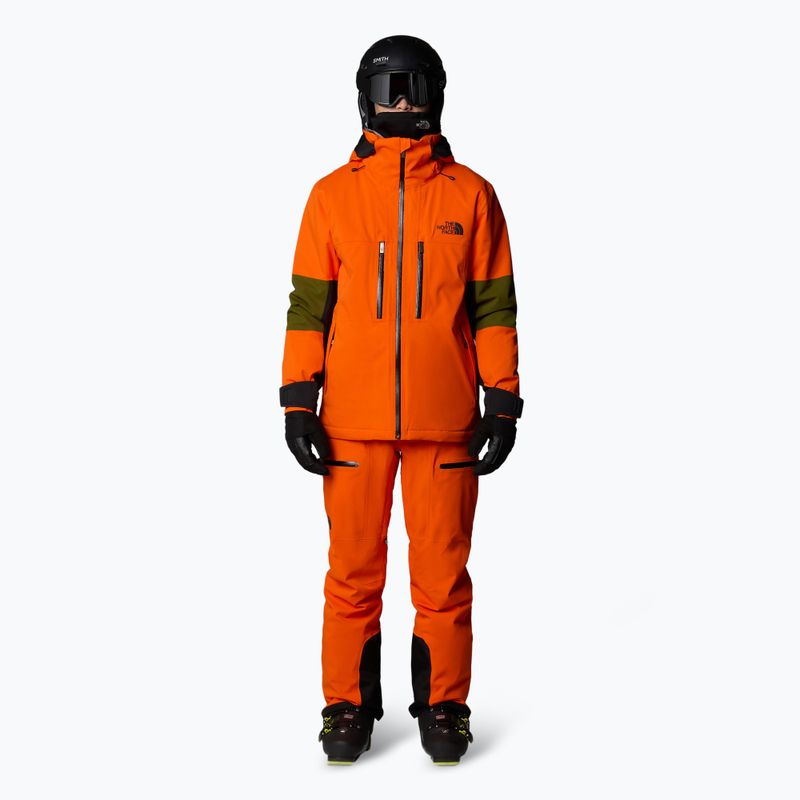 Pánske lyžiarske nohavice The North Face Chakal Regular orange 2