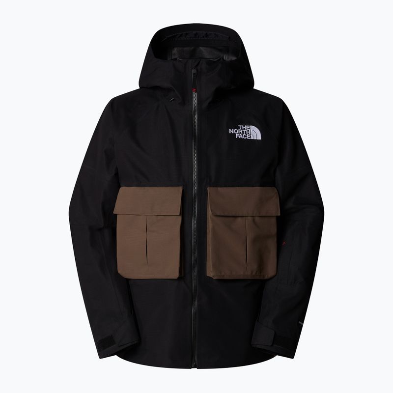 Pánska lyžiarska bunda The North Face Dragline black/smokey brown 6