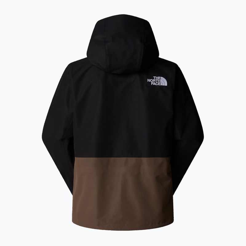 Pánska lyžiarska bunda The North Face Dragline black/smokey brown 7
