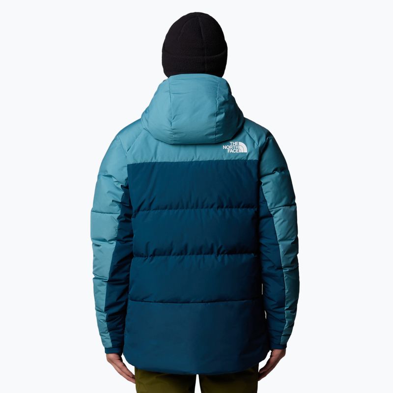 Pánska lyžiarska bunda The North Face Corefire Down Windstopper Jacket midnight petrol/algae blue 3