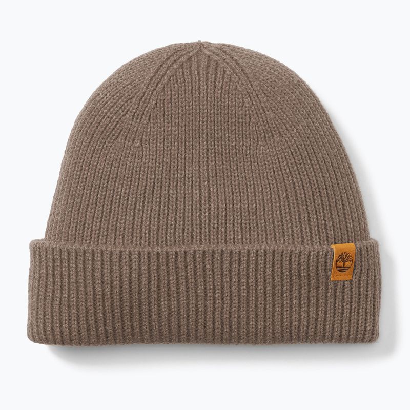 Zimná čiapka Timberland Fisherman Beanie chocolate chips