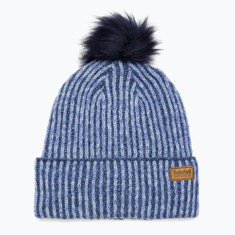 Dámska zimná čiapka Timberland Plaited Melange Beanie frozen fjord