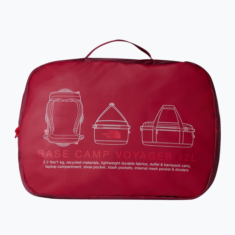 Cestovná taška The North Face Base Camp Voyager Duffel 42 l beetroot/red 4