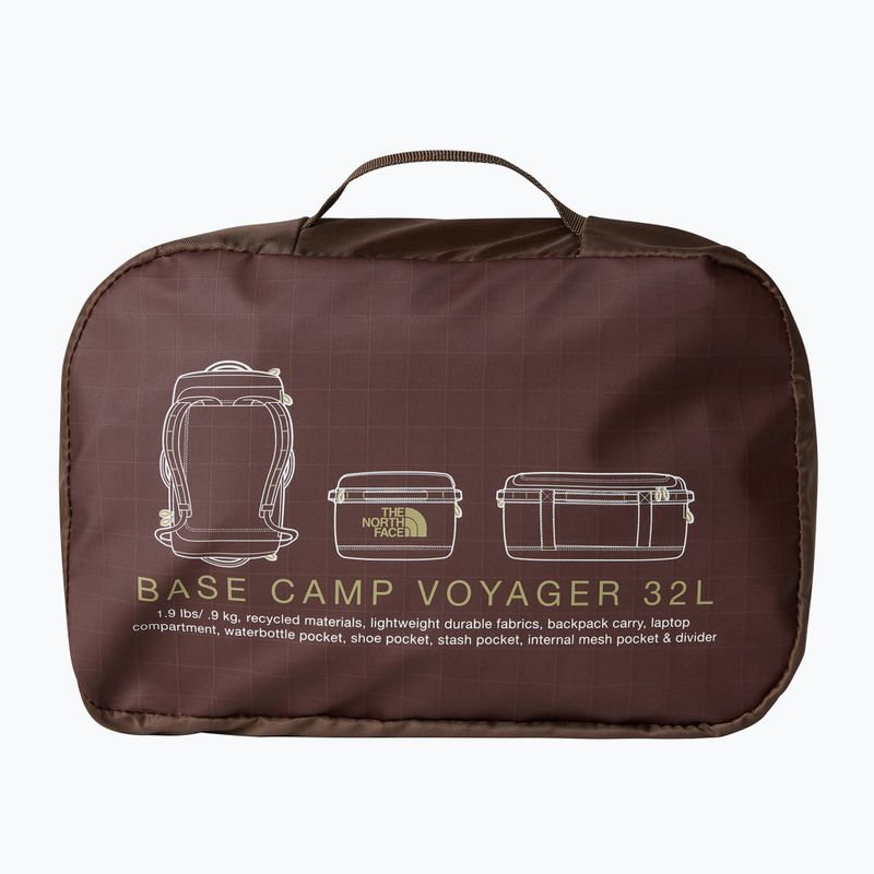 Cestovná taška The North Face Base Camp Voyager Duffel 32 l smokey brown/khaki stone 4