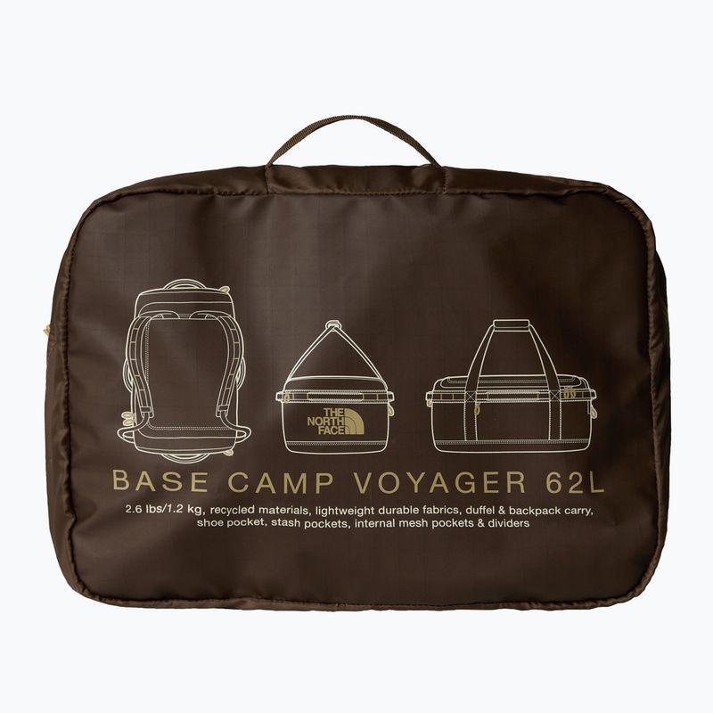 Cestovná taška The North Face Base Camp Voyager Duffel 62 l smokey brown/khaki stone 4