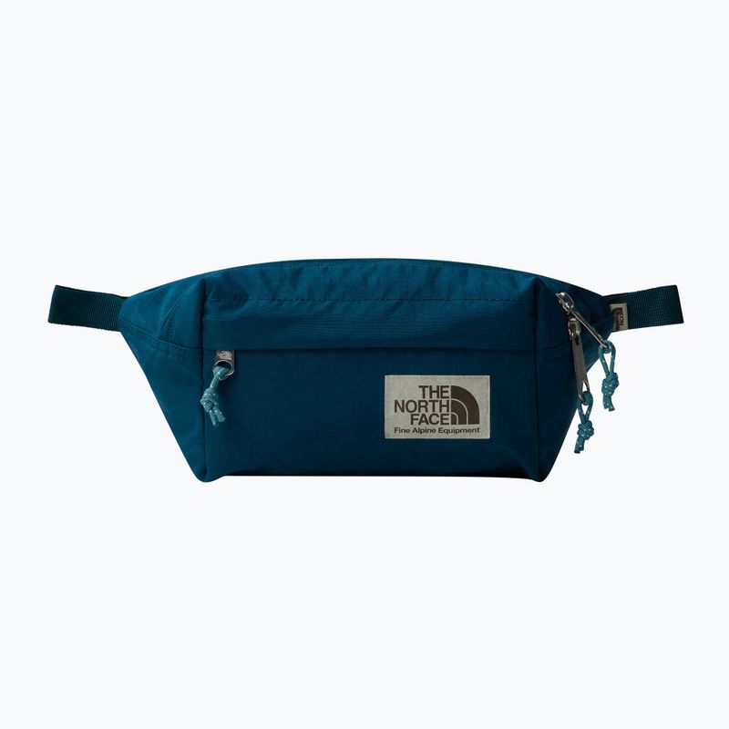 Taštička ľadvinka The North Face Berkeley Lumbar 4 l midnight petrol/algae blue