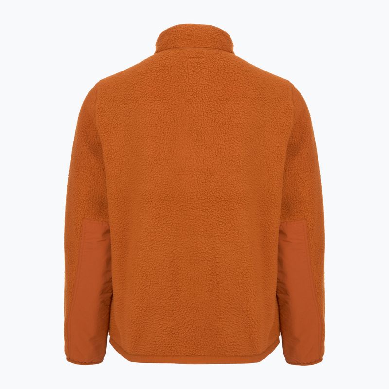 Pánska mikina Timberland Sherpa Mix Media Fleece umber 2