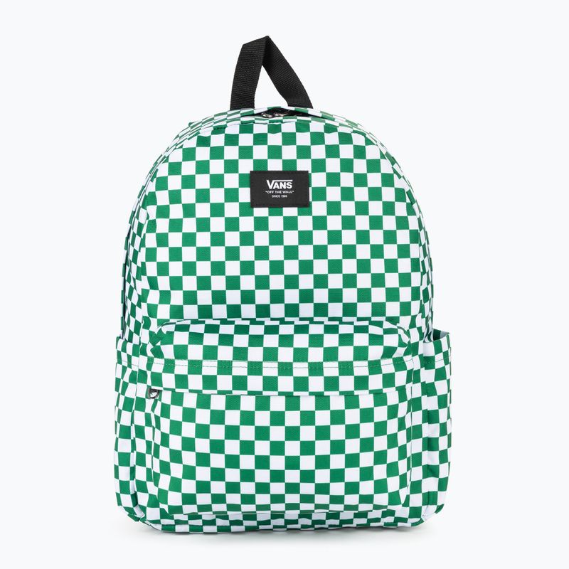Vans Old Skool Grom Check 18 l zelený detský mestský batoh