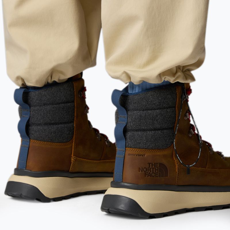Pánske snehové topánky The North Face Bergen Leather WP timber tan/red 13
